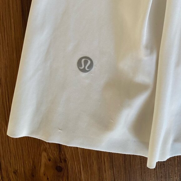 Lululemon Lost In Pace Skirt Size 6 White Running Tennis Pickleball Golf - Picture 6 of 8